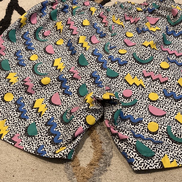 Saved by the Bell, Broken Threads Surf Shorts/Swimming Trunks-Size M - Picture 6 of 8